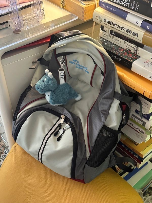 MUSINSA | NOCONTENT No content backpack _ Gray