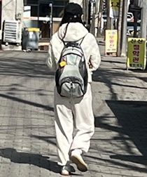 MUSINSA | NOCONTENT No content backpack _ Gray