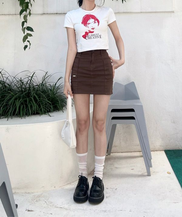 MUSINSA | SALT AND CHOCOLATE Round Toe Stitch Lace-Up Loafer