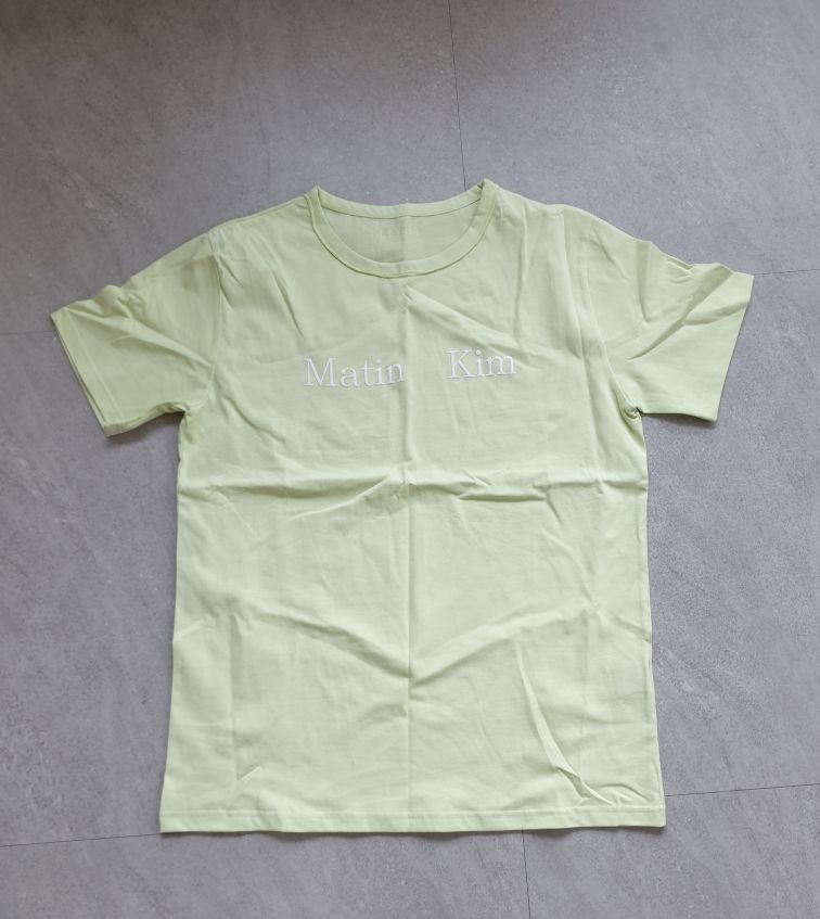 MUSINSA | MATIN KIM MATIN KIM LOGO T-SHIRT IN GREEN