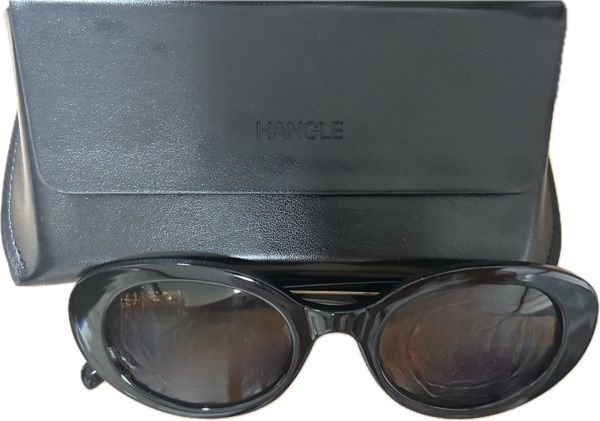 MUSINSA | HANGLE EYEWEAR Korean Oval Sunglasses Brown