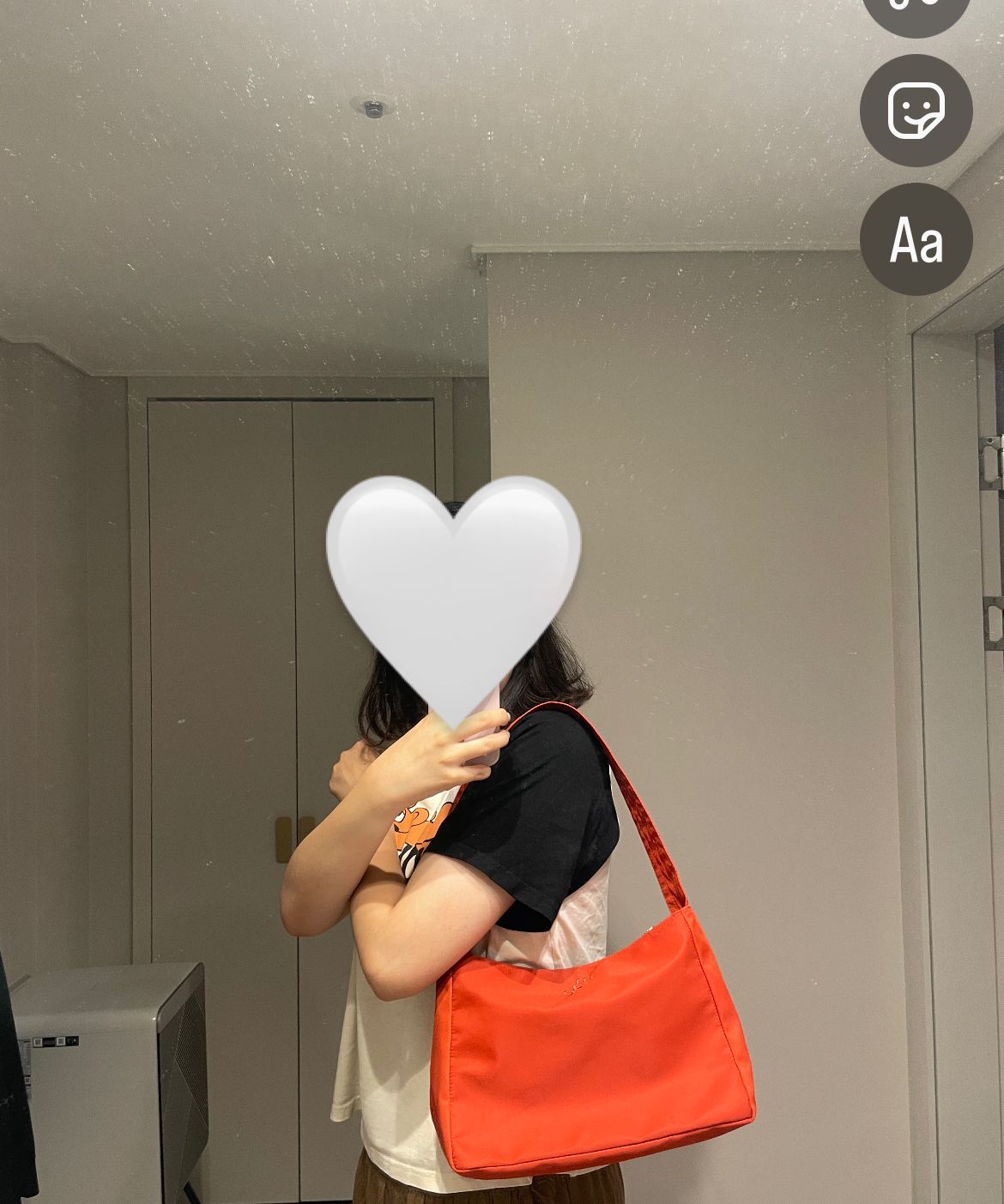 MUSINSA | MUCU AND EBONY Comfy Bag Comfy Bag Orange Red