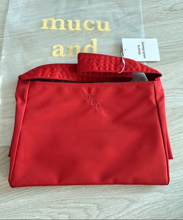 MUSINSA | MUCU AND EBONY Comfy Bag Comfy Bag Orange Red