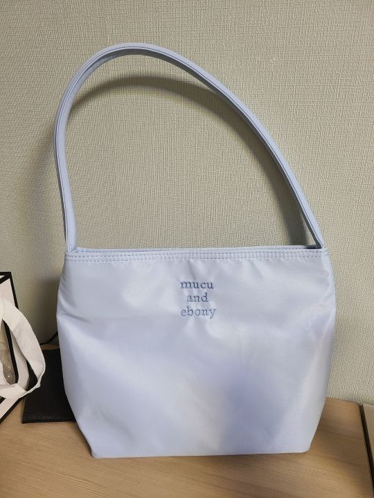★mucu and ebony★ Aise Bag_White MUSINSA | MUCU AND EBONY Nearest Bag _ Light blue