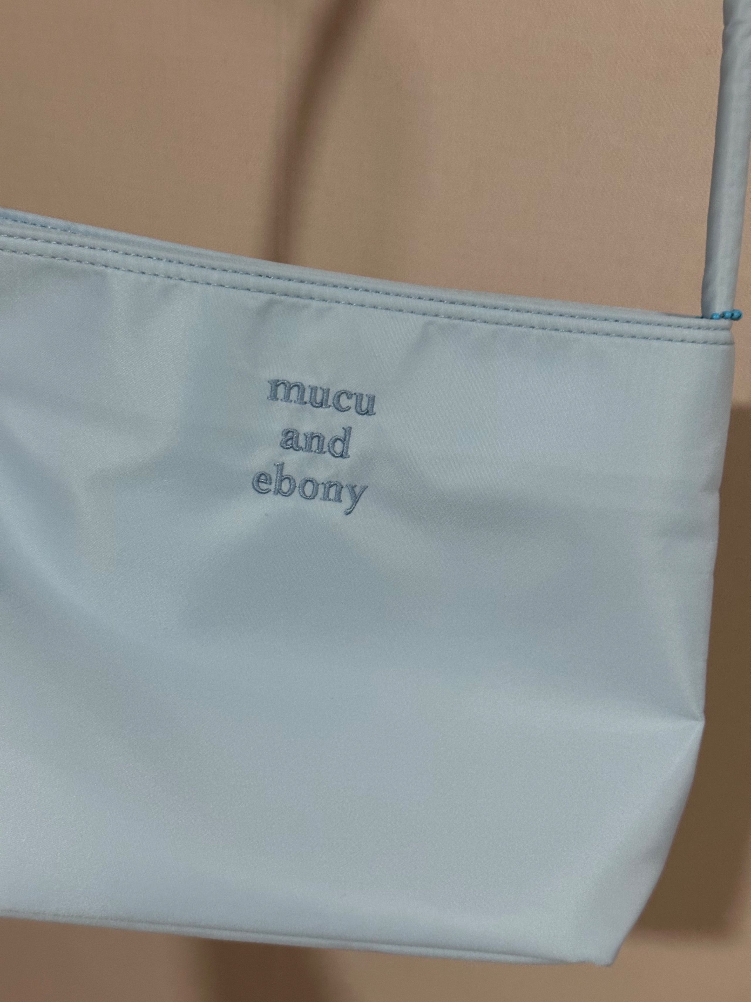 MUSINSA | MUCU AND EBONY Nearest Bag _ Light blue