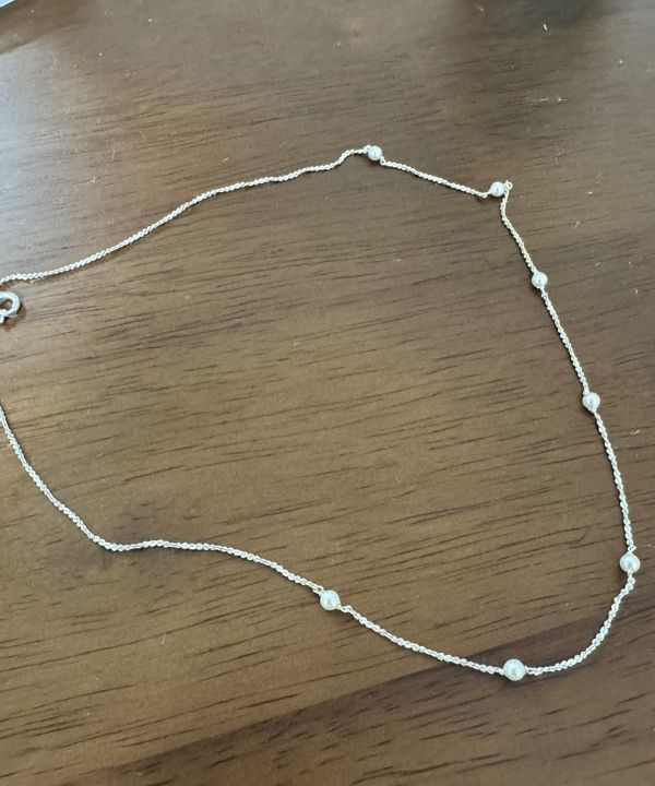 MUSINSA公式 | TATIANA (Silver 925) Pearl Ball Chain Necklace