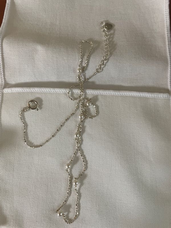 MUSINSA公式 | TATIANA (Silver 925) Pearl Ball Chain Necklace