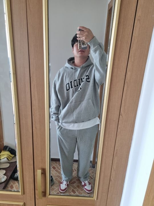 MUSINSA | 1993STUDIO studio arch logo Hoodie_grey