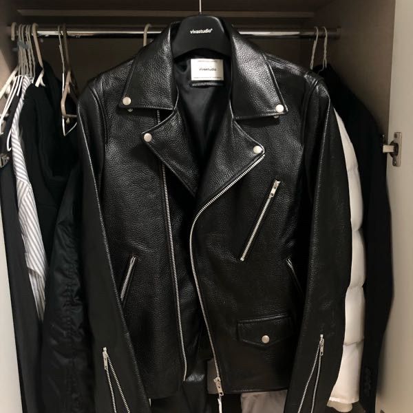 MUSINSA公式 | VIVASTUDIO CLASSIC RIDERS JACKET [BLACK]