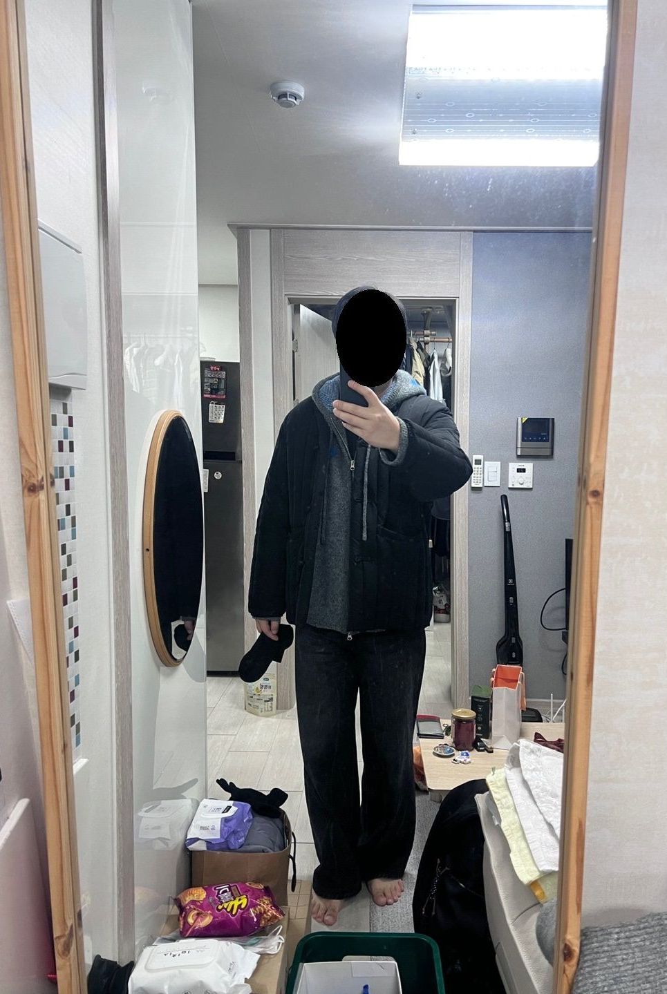 【MAISON MINED】22FW★ WAIST GAP CRACK LAZER WIDE DENIM PT MUSINSA | MAISON MINED WAIST GAP CRACK LAZER WIDE DENIM