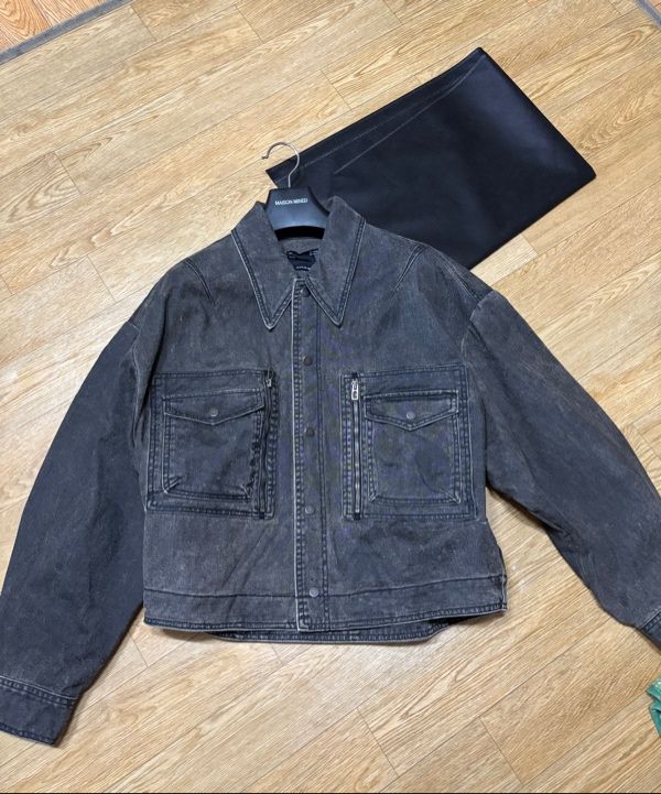 MUSINSA | MAISON MINED DESERT BLACK DENIM JACKET