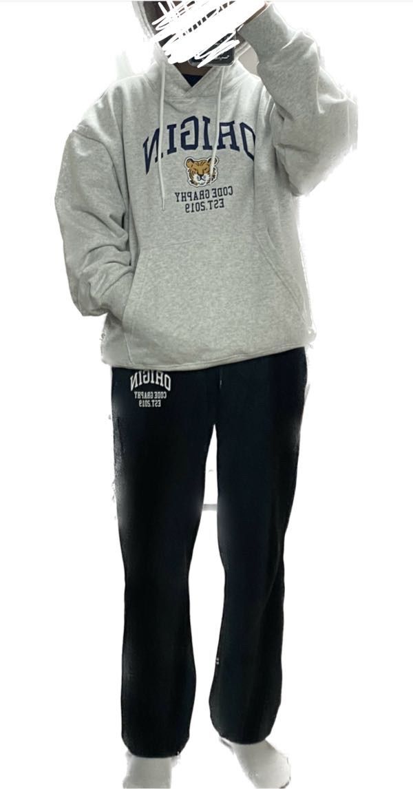 爆買い！ MUSINSA Gray Hoodie_Melange Logo Tiger Origin CGP Codegraphy | トップス