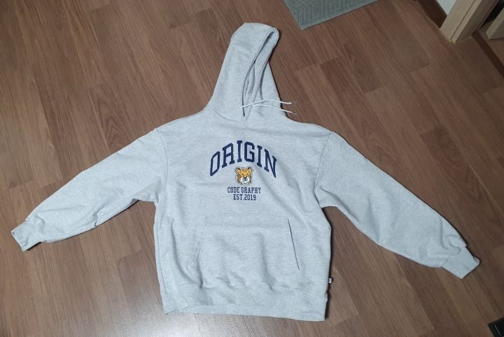 トップス Codegraphy TIGER LOGO SWEAT SETUP MUSINSA | Codegraphy CGP Origin Tiger Logo Hoodie_Melange Gray