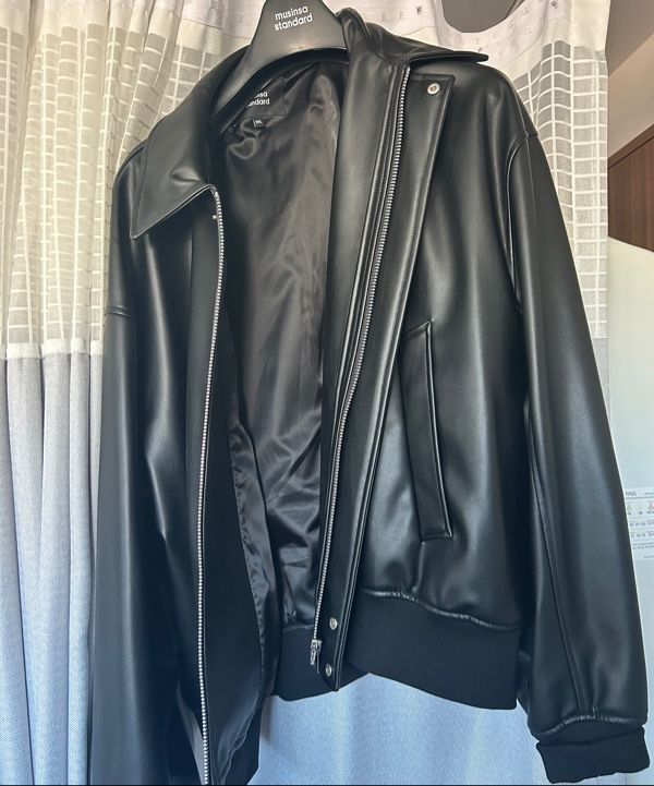 MUSINSA | MUSINSA STANDARD Synthetic Leather Extra Oversized