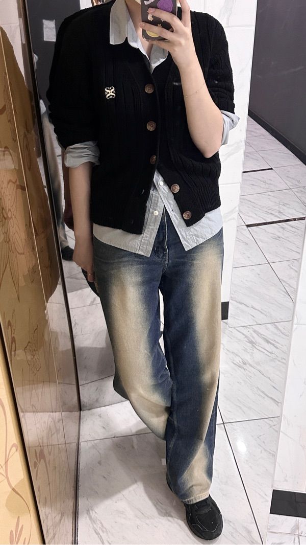 【SATUR】カーディガンFARO POCKET BOUCLE CARDIGAN ☆SATUR☆Faro Over Size Boucle Cardigan (SATUR/カーディガン