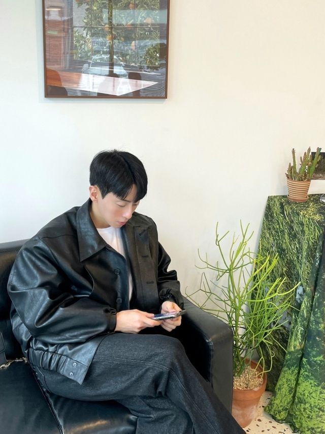 MUSINSA公式 | LEMARD Overfit Incision Pocket Vegan Leather