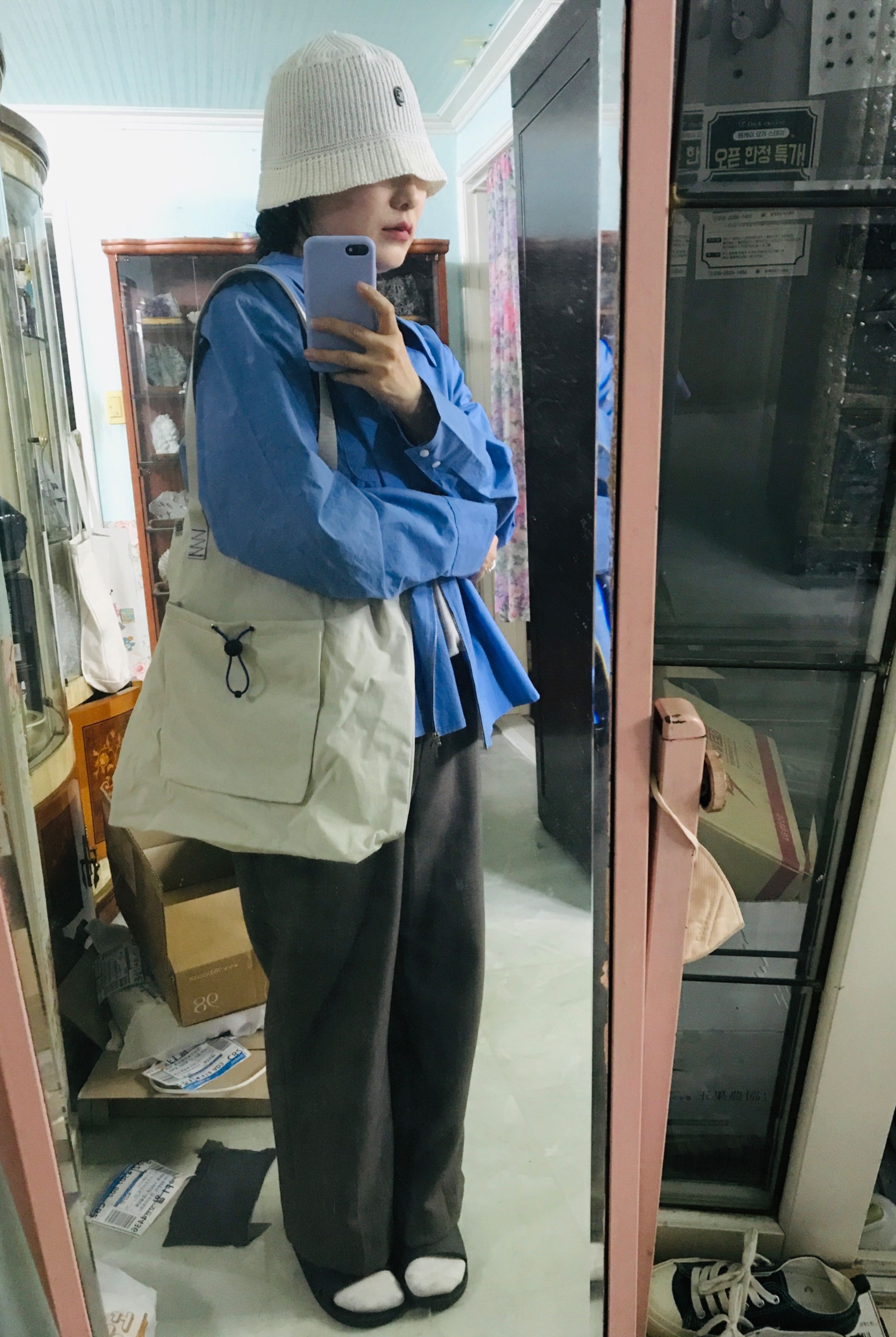 MUSINSA公式 | SWEETCH CITY BOYS MARKET BAG 001 Cream