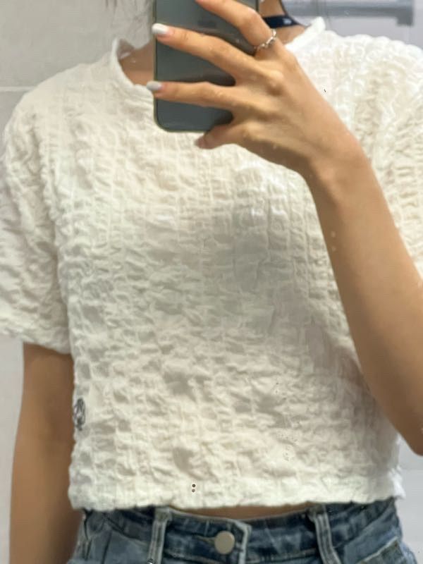 ★2024SS新作★NICK&NICOLE★NICOLE SHIRRING CROP TEE ☆NICK&NICOLE☆NICOLE PINTUCK CROP TEE☆送料・関税込