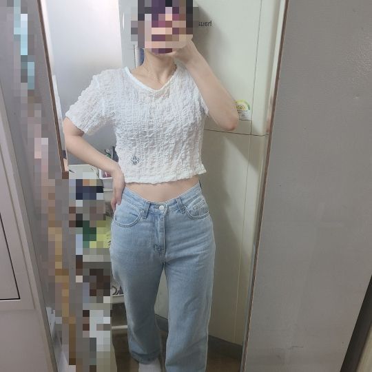 ★2024SS新作★NICK&NICOLE★NICOLE SHIRRING CROP TEE MUSINSA公式 | NICK&NICOLE NICOLE SHIRRING CROP TEE_2 COLOR