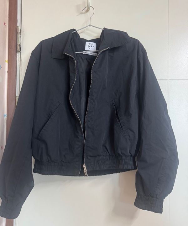 MUSINSA | PLACE STUDIO Oversized Utility Cotton Blouson Zip-Up