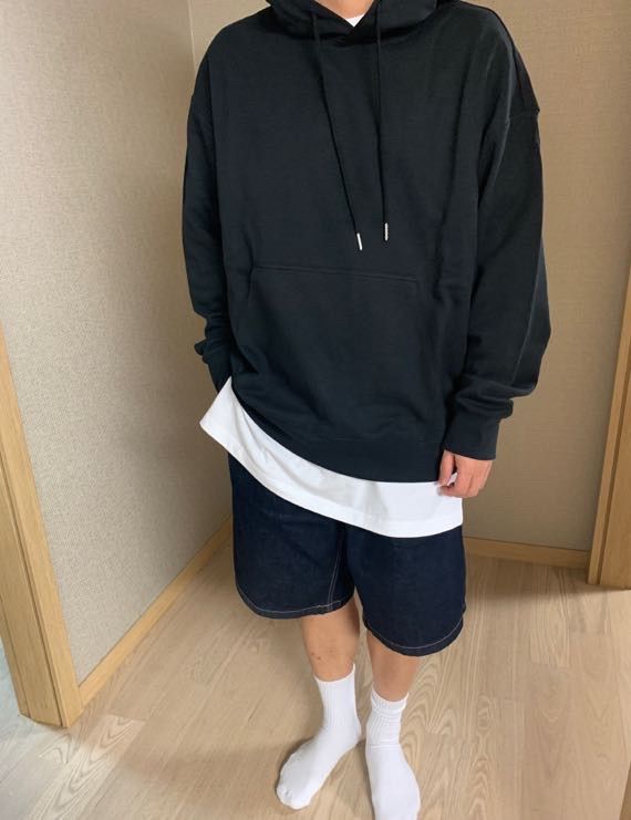 スウェット・トレーナー *MUSINSA STANDARD* Flat terry oversized sweatshirt Lemonade MUSINSA | MUSINSA STANDARD Flat Terry Oversized Hooded