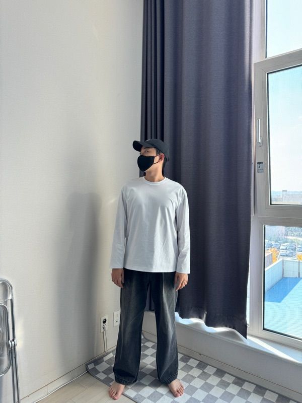 Tシャツ・カットソー *MUSINSA STANDARD* Silk Oversized Crew Neck Long Sleeve T-Sh MUSINSA | MUSINSA STANDARD SILKET OVERSIZED CREWNECK LONG