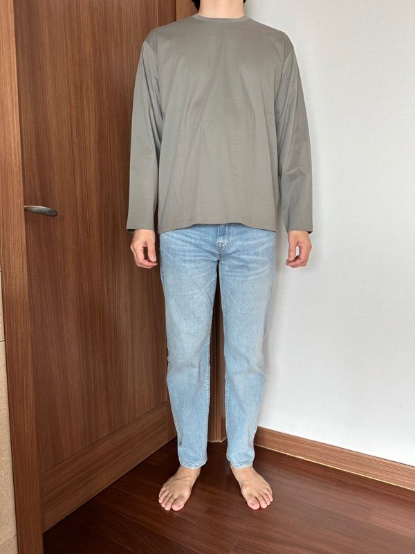 Tシャツ・カットソー *MUSINSA STANDARD* Silk Relaxed Crew Neck Long Sleeve T-Shir MUSINSA | MUSINSA STANDARD Silk Relaxed Crew Neck Long