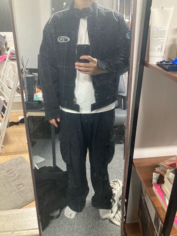 ジャケット [NICEGHOSTCLUB]SHINING LOGO RACING JACKET_BLACK(NG2CFUB933 MUSINSA | NICE GHOST CLUB SHINING LOGO RACING JACKET_BLACK