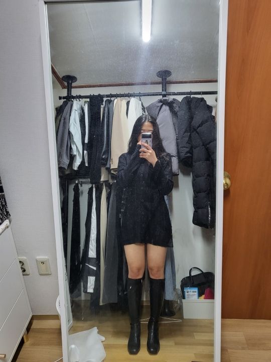 AVANDRESS ■ Punching Knit Dress AVANDRESS / Punching Knit Dress 2colors - Now In Seoul
