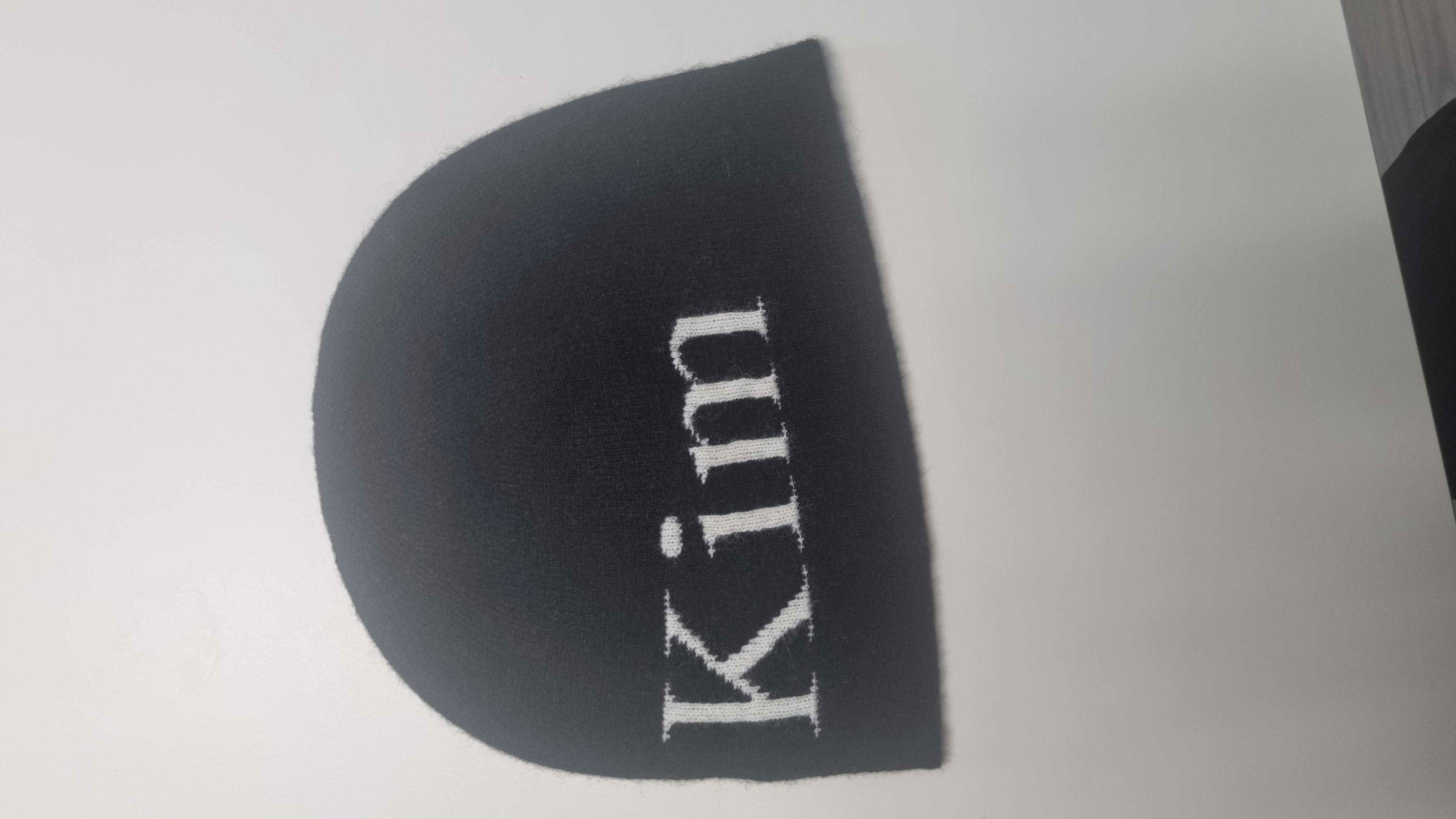 【新品未使用正規品】Matin Kim LOGO SHORT BEANIE 黒 Matin Kim Logo Jacquard Short Beanie Black - SS25 - US