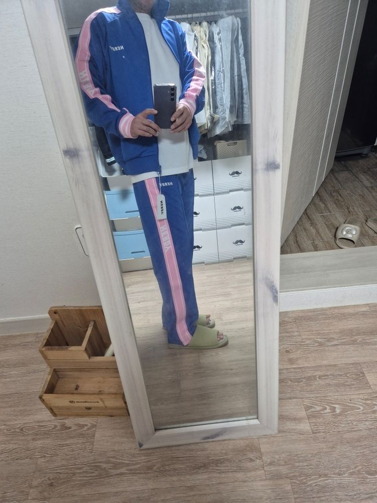 ☆NERDY☆ palette track pants blue MUSINSA | NERDY Palette Track Pants Blue