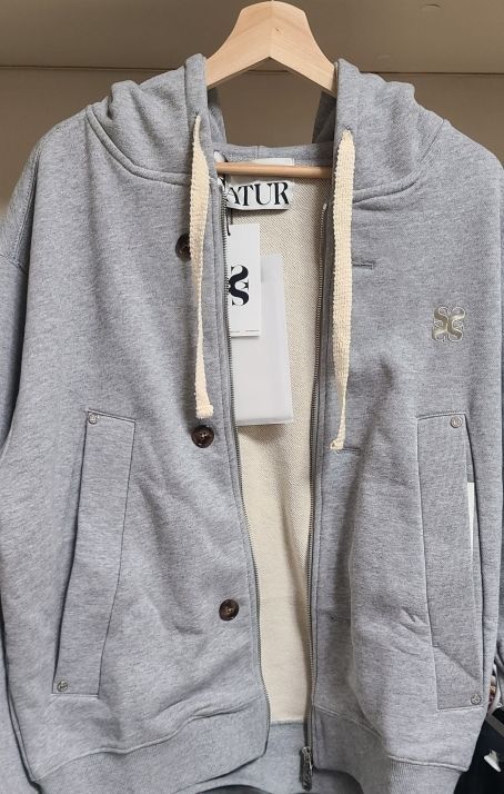 アウターその他 SATUR Theo Cotton All Day Hooded Zip-Up Brown SA243UTJ22BR 86e984825202cb2d432db69dfe0667