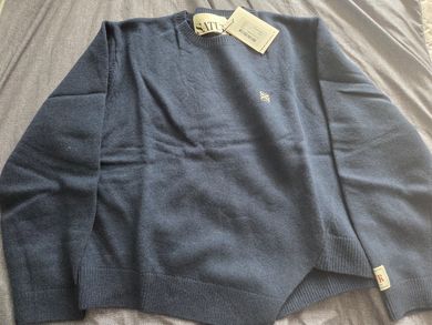 MUSINSA公式 | SATUR ダブリンアシンメトリーカシミヤブレンドニット 