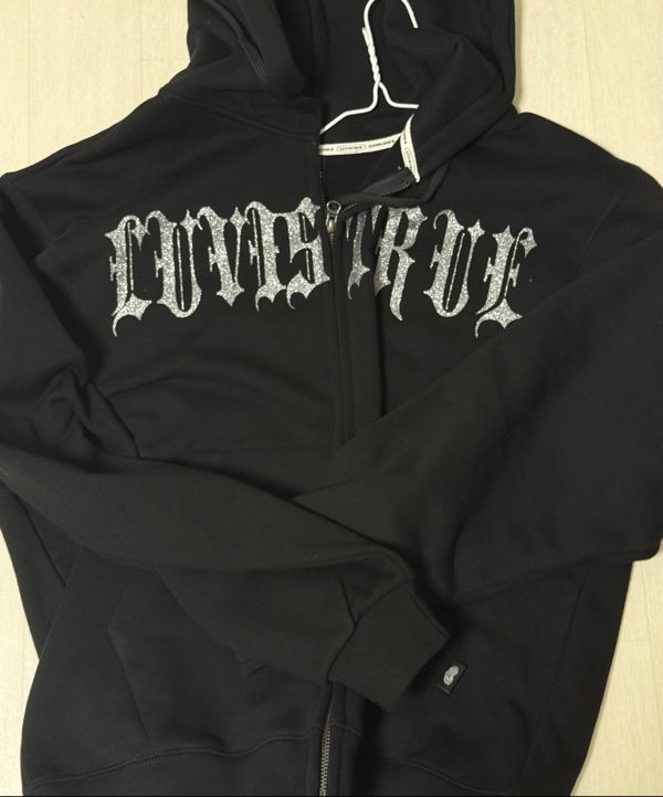 トップス LUVISTRUE MZ 2-WAY GLITTER HOOD ZIP UP セール】MZ 2-WAY GLITTER HOOD ZIP UP（パーカー）｜LUVISTRUE（ラヴ