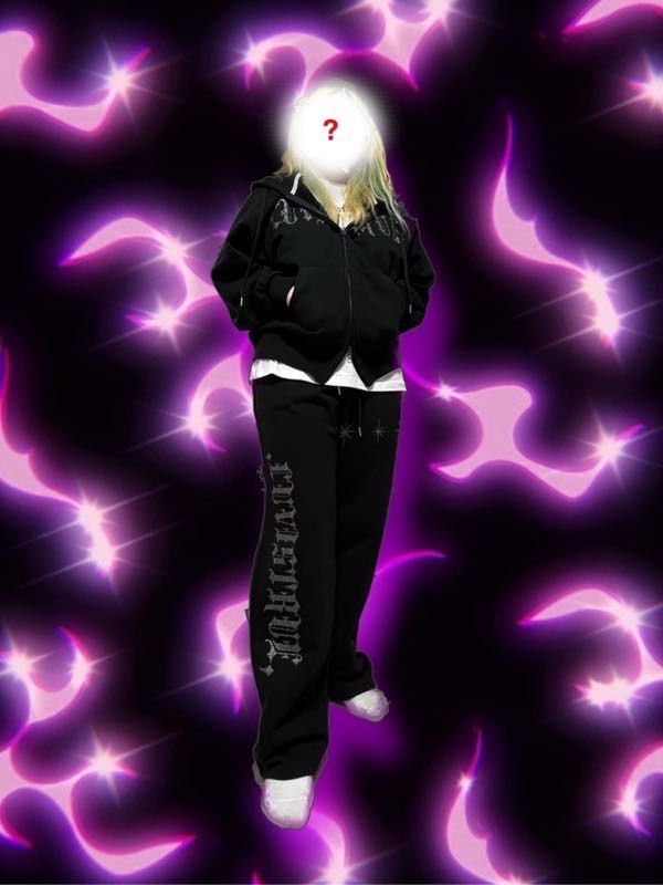 トップス LUVISTRUE MZ 2-WAY GLITTER HOOD ZIP UP セール】MZ 2-WAY GLITTER HOOD ZIP UP（パーカー）｜LUVISTRUE