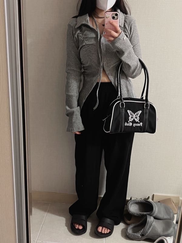 ☆NASTY FANCY CLUB☆ NF Bilynic Bowling Shoulder Bag BLACKF2 MUSINSA | FANCY CLUB [NF] Byrinic Bowling Shoulder Bag