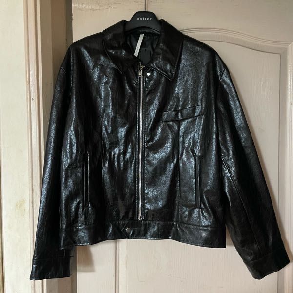 美品❤ASPESI 極上ゴートスキン やぎ革 ドライビングジャケット 黒 S KADOYA カドヤ KYXMVSF-806 K'S LEATHER 牛革 背面パッド入り