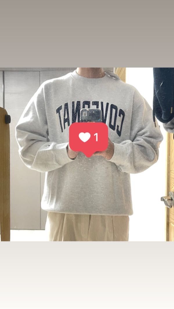 ★COVERNAT★C Logo Brushed Sweatshirt★起毛 IN STOCK】COVERNAT C LOGO SWEATSHIRT BLACK – SeoulSeoul