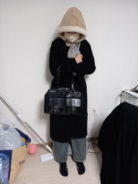 MUSINSA | FILLINTHEBLANK PK Shoulder Bag (black)