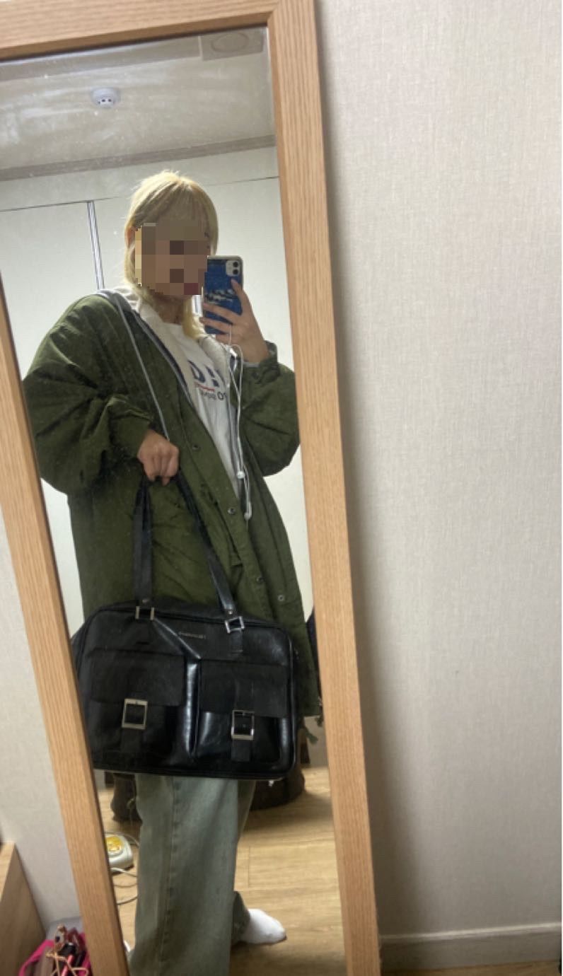 MUSINSA | FILLINTHEBLANK PK Shoulder Bag (black)