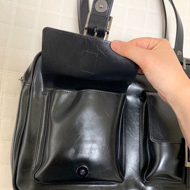 MUSINSA | FILLINTHEBLANK PK Shoulder Bag (black)