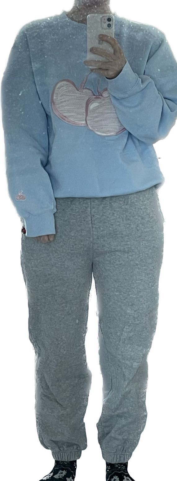パンツ KIRSH Uni Mono Cherry Brushed Jogger Pants Melange Gray KURW KIRSH Small Cherry Jogger Pants Melange Gray | Joggers