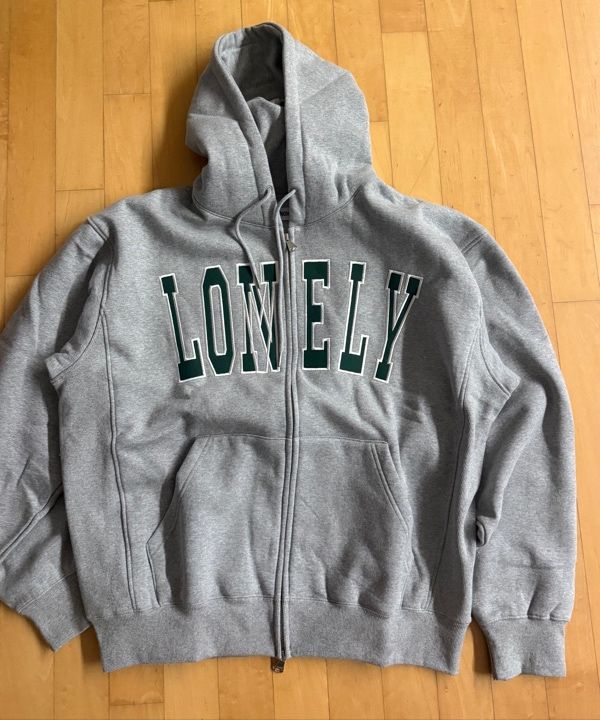 MUSINSA | NOHANT LONELY/LOVELY FLUFF HOODIE ZIP-UP GRAY