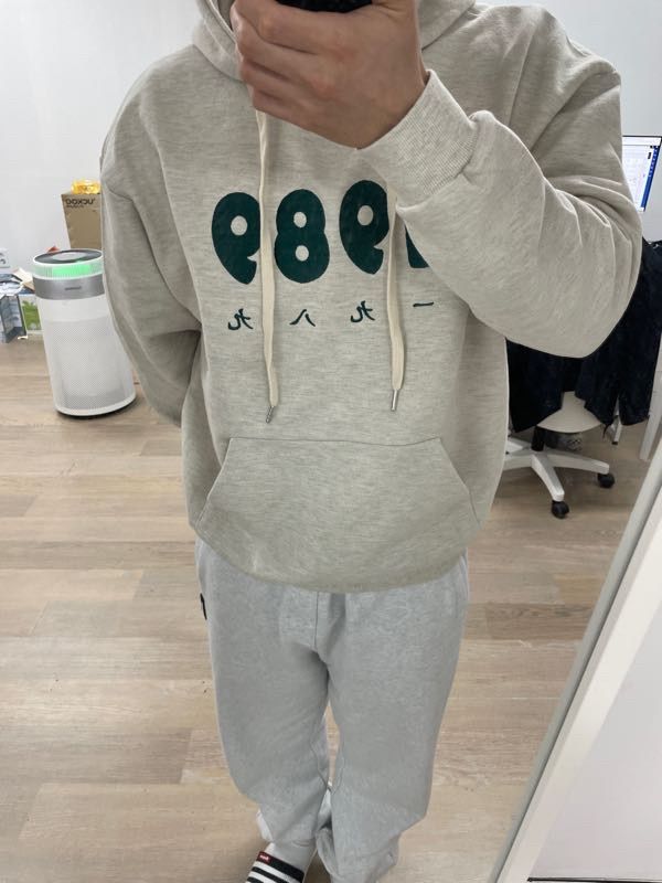 │CONICHIWA bonjour│ 1989 Hood Gray CB20A1HGY MUSINSA | CONICHIWA BONJOUR 1989 Hood (Oatmeal)