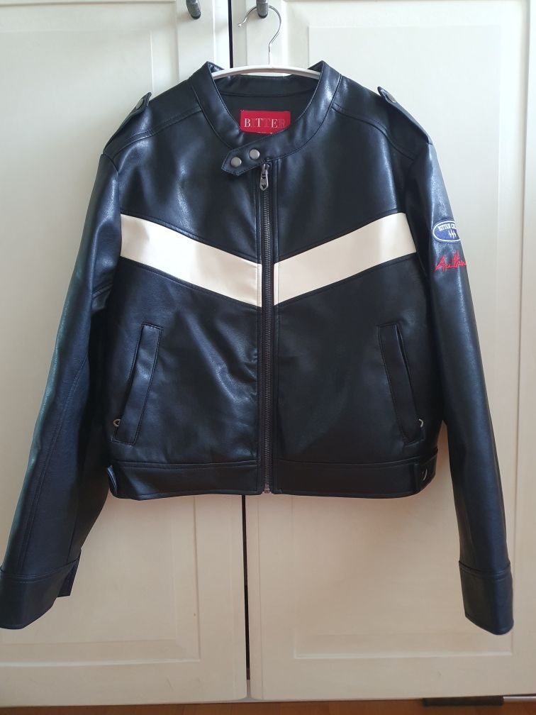 BITTERCELLS Star Leather Jacket レザージャケット MUSINSA公式 | BITTERCELLS Star Leather Jacket (Washed) (Overfit)-Brown