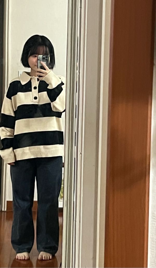 MUSINSA | AVANDRESS Rugby Striped Knit - 3COL