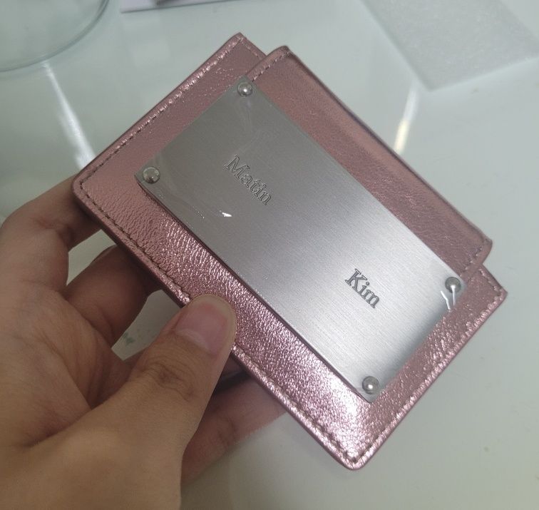 MUSINSA公式 | MATIN KIM ACCORDION WALLET IN INDIAN PINK