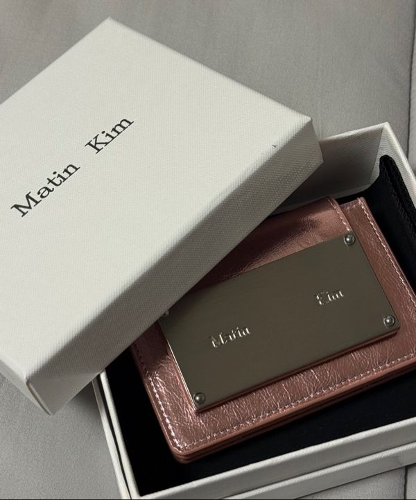 MUSINSA | MATIN KIM ACCORDION WALLET IN INDIAN PINK