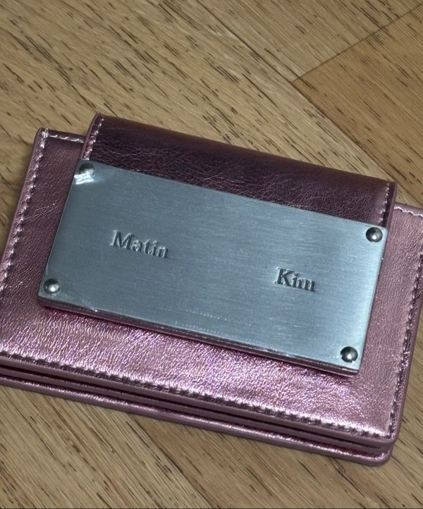 MUSINSA | MATIN KIM ACCORDION WALLET IN INDIAN PINK
