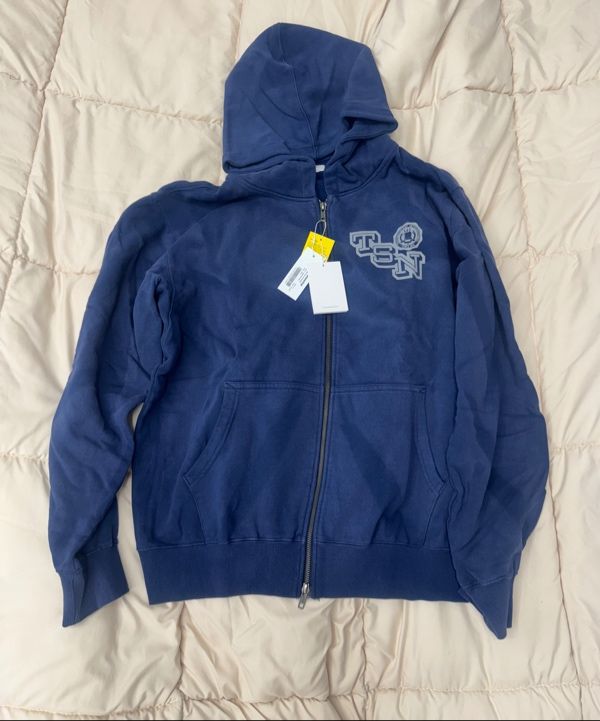MUSINSA公式 | thisisneverthat Faded Zip Up Hoodie Navy